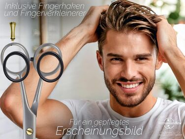 Професійні фризьорські ножиці для стрижки та вирівнювання волосся, нержавіюча сталь, 6 дюймів (15,24 см)