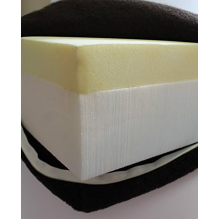 Віскоеластичне ліжко для собак - гніздо, кошик, диван для собак (колір коричневий, 80 x 50 x 13 см)