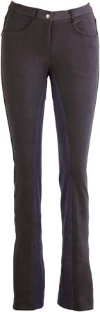 Джіни для верхової їзди Lazura Damen Jodhpur Vollbesatz Comfort (42, графіт) - жіночі бриджі для кінного спорту