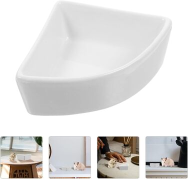 Керамічна годівниця для тварин PATKAW: миски для хом'яків, морських свинок, їжаків, білих тварин