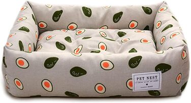 Килимок для котів Icegrey: стильний лежак з бавовни та льону, 60x50 см