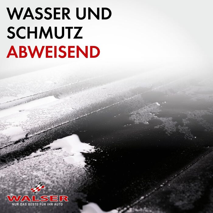 Захист вантажного простору Walser, килимок для захисту бампера та багажника, чорний 80x64 см