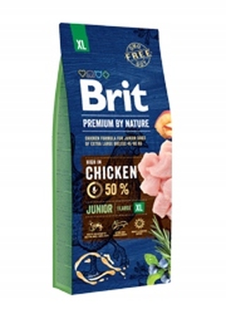 Корм для собак Brit Eco Junior XL (курка), 15 кг