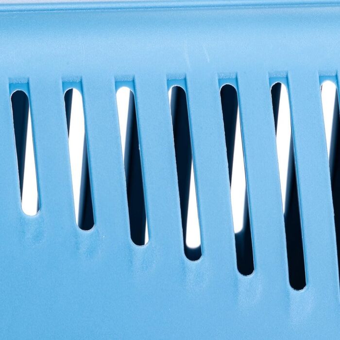 Переноска для кота та собаки Ferplast SKIPPER 3, 62x41x38 см, пластик, блакитна