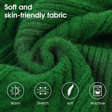 Вовняний пуловер для собак Preferhouse, теплий зимовий ролкраг для тварин, теплий пуловер, толстовка для породи Віндгорн, Бернський зенненхунд (червоний, 4XL) (XX-Large, зелений)