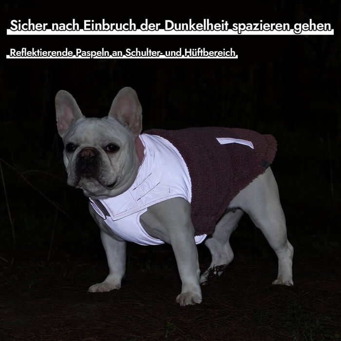 Зимовий теплий жилет для собак, фліс, зручний, регульований, водо- та вітронепроникний, з шлейкою, для маленьких/середніх собак (Рожевий, XL(Обхват грудей 42см))