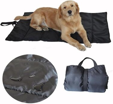 Водонепроникний килимок для собак на вулицю, ковдра для собак у подорож, миється, антистатичний, гігієнічний, складаний, великий килимок для тварин 120x70 см