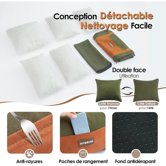 Автокрісло для собак, кошик для тварин, переноска для собак до 15 кг, з висувною зоною відпочинку, з безпечним кріпленням, зелене