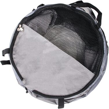 Транспортна переноска для собак Cuque, Oxford-тканина, стійка до укусів, водонепроникна, складна, з дихаючою сіткою, легка для автокрісла (38 x 15 x 21 см)