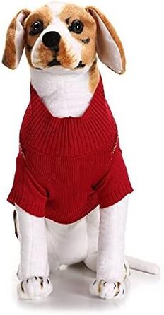 Пуловер для собак ABRRLO з бавовни, теплий зимовий костюм для святкування Нового року, розмір XXL, KitzD