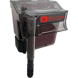 Зовнішній акваріумний фільтр Fluval C3 Clip-On, 5-ступеневий, для акваріумів 75-190 л