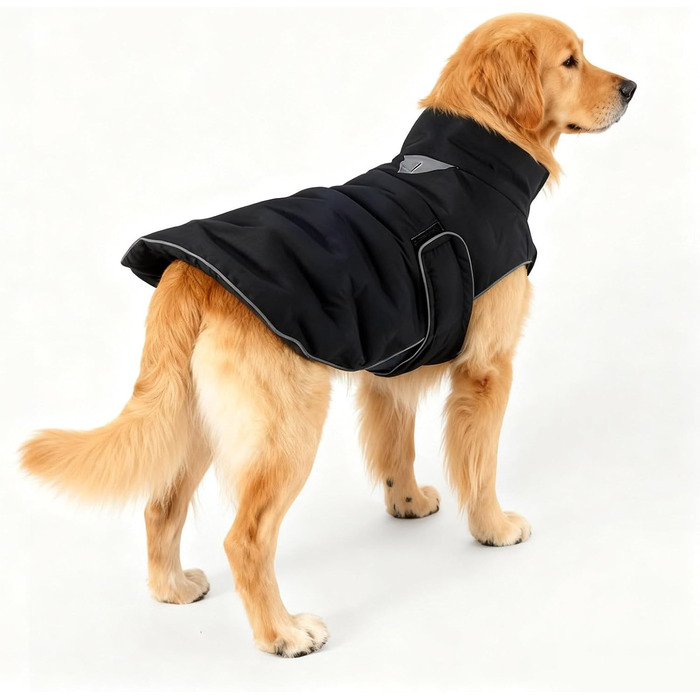 Теплий зимовий пуловер для собак та котів Jacke Winter Mante. Міцний трикотажний пуловер з м'якого матеріалу для комфорту та тепла. (М'ятно-зелений, Чорний)