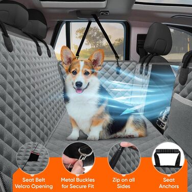 Подовжувач для заднього сидіння автомобіля для собак