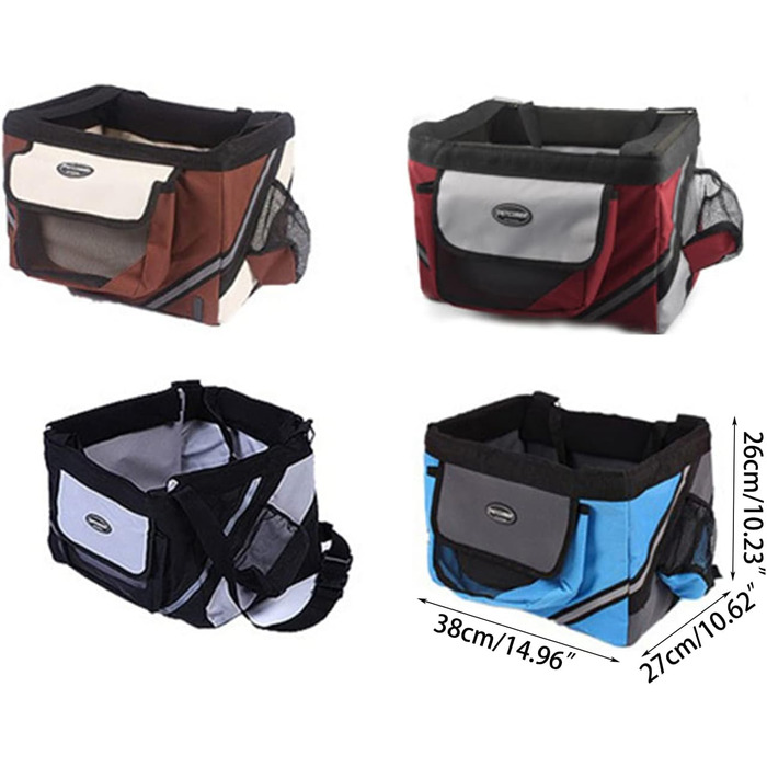 Корзина для собак на велосипед Oxxggkao, чорна: зручний перевіз вашого улюбленця