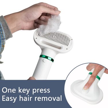 Фен для собак Kikuo 2-в-1, портативний для грумінгу, регульована температура, для собак та котів середніх та малих порід