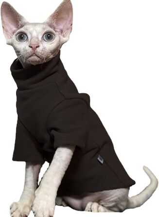 DUOMASUMI теплий одяг для сфінксів XXL, зимовий костюм для лисих котів, м'який светр для котів Cornish, Devon, Peterbald