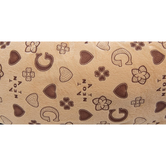 Килимок для тварин Brandsseller, Ø 50 см, м'який, з подушкою, для котів та собак, бежевий