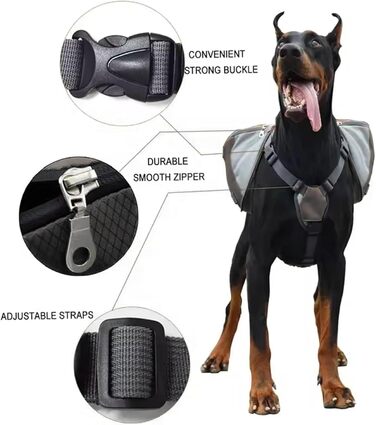 Рюкзак для собак - зручний рюкзак для прогулянок, кемпінгу та подорожей | Зручний рюкзак для собак