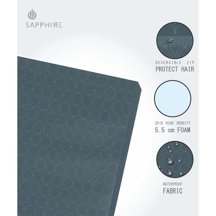 Водонепроникний килимок для собак у клітку, сертифікований FR, міцний, для вулиці, розмір L, 108 x 72 x 5 см, чорний