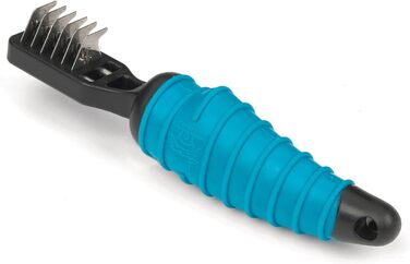 Інструмент для грумінгу Master Grooming Tools: 6-клінковий тример для догляду за шерстю собак, чорний