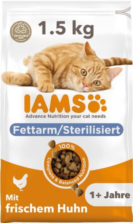 Сухий корм для стерилізованих котів IAMS Sterilised, 10 кг