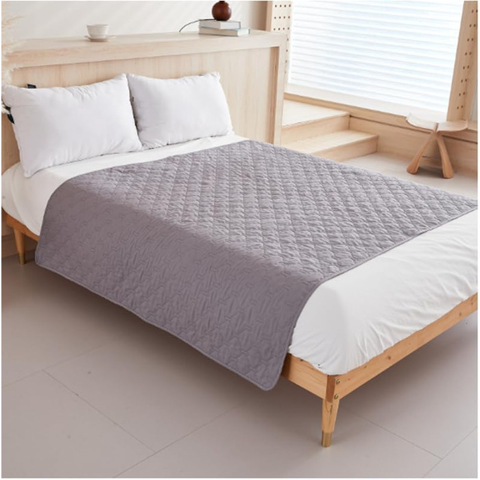 М'яка підстилка-ліжко для собак середніх порід, 75х75 см, сірого кольору. Підходить для дивана, легко миється, ручної роботи