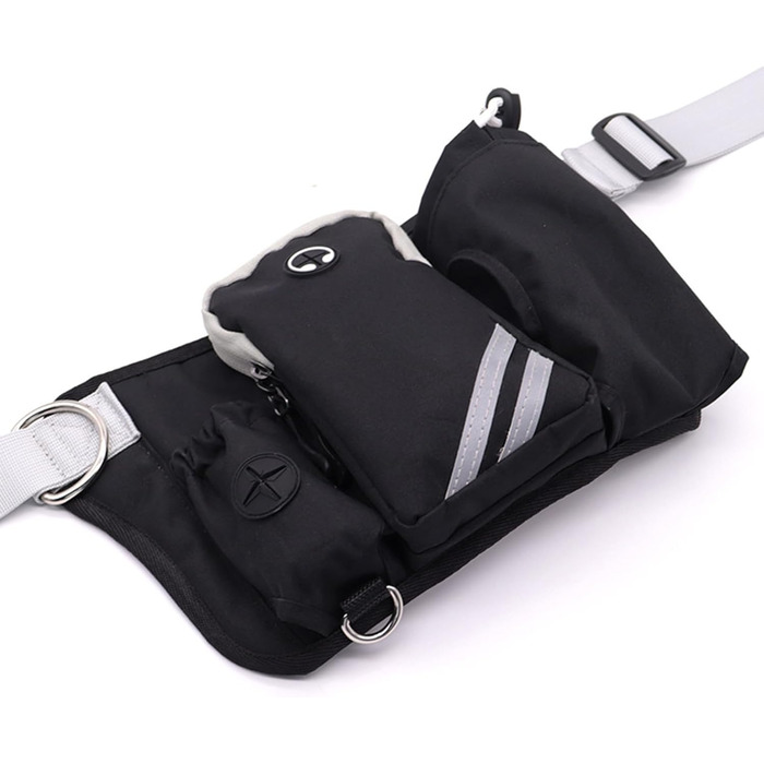 Сумка для собак, дихаюча, з регульованим поясом, для занять спортом, бігу, пляжу, подорожей та тренувань