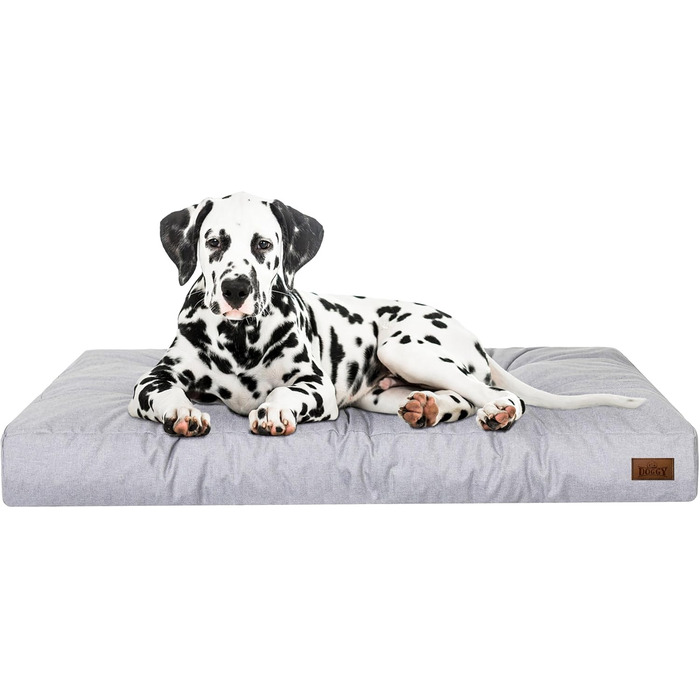 Крісло-ліжко для собак, прямокутне, 90x70 см, колір - попіл (DOGGY)