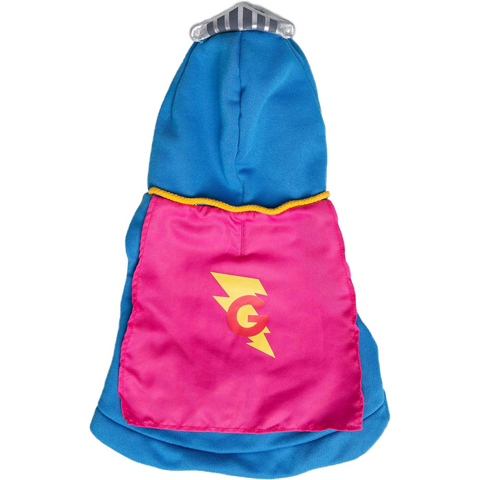 Костюм для собак Super Grover від Pet Krewe – ідеальний для маленьких, середніх, великих та екстра-великих собак. Підходить для Хелловіну, вечірок, фотосесій та як подарунок для собаколюбів
