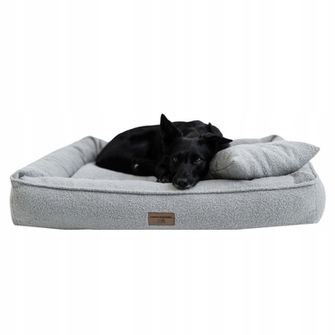 М'яке ліжечко для собак Legowiska, сіре, 80 см x 60 см