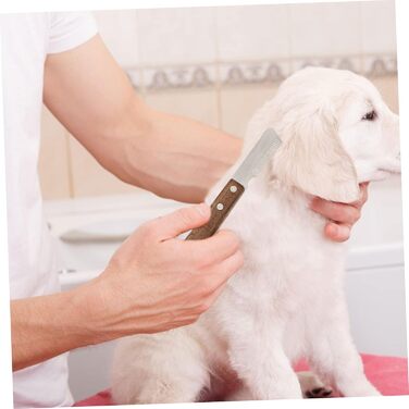 Дерев'яна щітка для грумінгу собак та котів BESPORTBLE - щітка для видалення ковтунів та догляду за шерстю