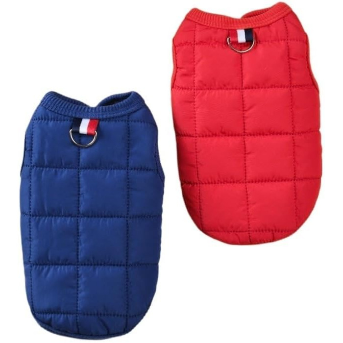 Зимовий теплий одяг для собак: тепла куртка, вітронепроникний жилет для чихуахуа та французького бульдога (рожевий, S)