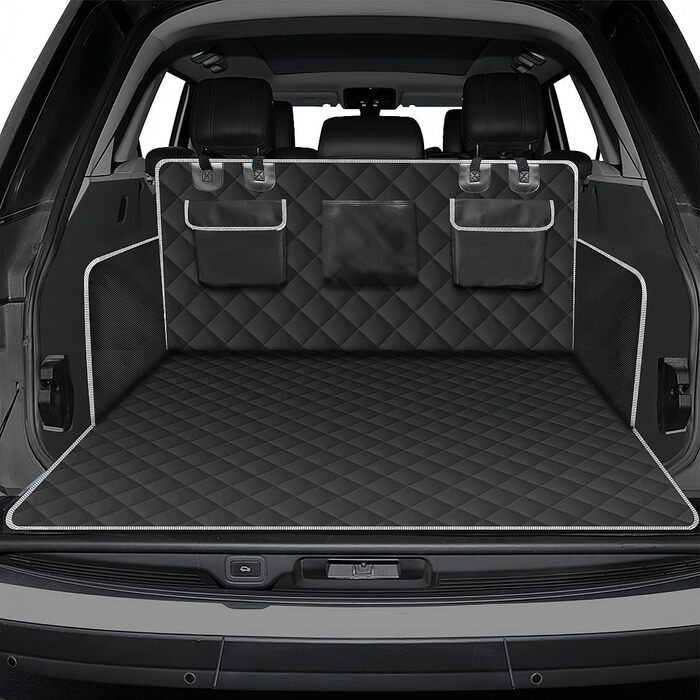 Захист для багажника автомобіля для Hyundai Bayon 2021-2025, захист краю вантажного відсіку, килимок у багажник (чорний)