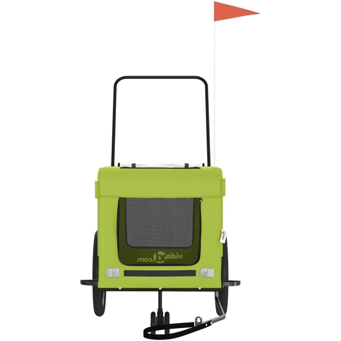 Причіп для собак та котів Eisen-Rahmen, Oxford-Gewebe, PVC-дах, 63x123x66 см, чорний, модель 93916