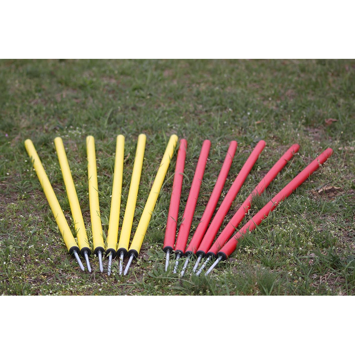 Набір для тренувань Wuzzmann Agility - Слайт-конуси (12 шт), червоно-жовтий