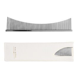 Гребінець для собак та котів | Щітка для догляду за шерстю | Для довгошерстих порід | Щоденний догляд | Після купання | Для людей похилого віку та цуценят | Сріблястого кольору