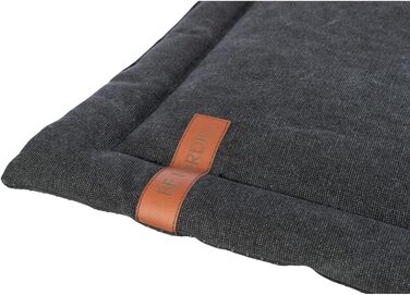 Килимок для собак TRIXIE Nordic Föhr 70x55 см, чорний - зручне ліжко для собак середніх та маленьких порід, міцний матеріал, можна прати