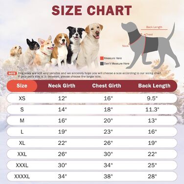 Світшот для собак SCENEREAL з капюшоном для великих, середніх та маленьких собак, вишита одяг для собак з кишенею для шапки та отвором для повідка, м'який, теплий фліс, чорний, X-Large (обхват грудей 66 см)