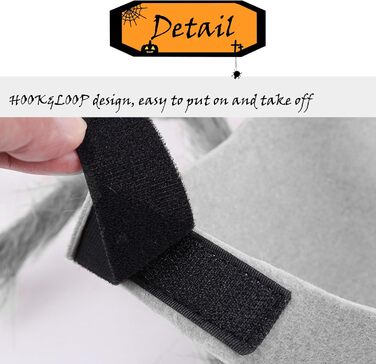 Костюм Павука на Хелловін для собак BAMY, кумедний аксесуар, сірий колір, косплей для домашніх тварин, розмір S (обхват грудей 30–41,9 см)