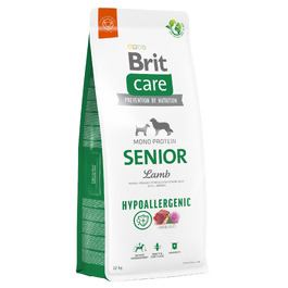 Сухий корм Brit Care Hypoallergenic Senior з ягнятиною для літніх собак, 12 кг
