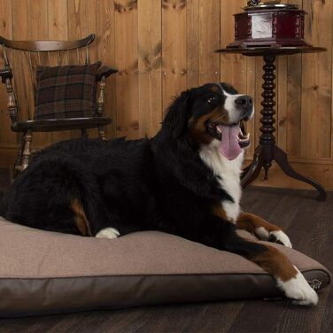 Лежак для собак Scruffs Hilton Memory Foam, середній, 100x70 см, світло-коричневий